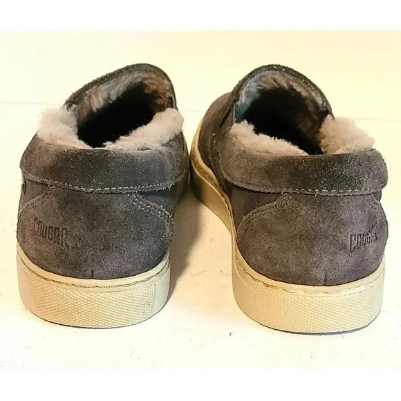 COUGAR Waterproof SUEDE SLIP-ON SHOES -SHEARLING LINED FAWN SZ 8 M - Picture 11 of 11